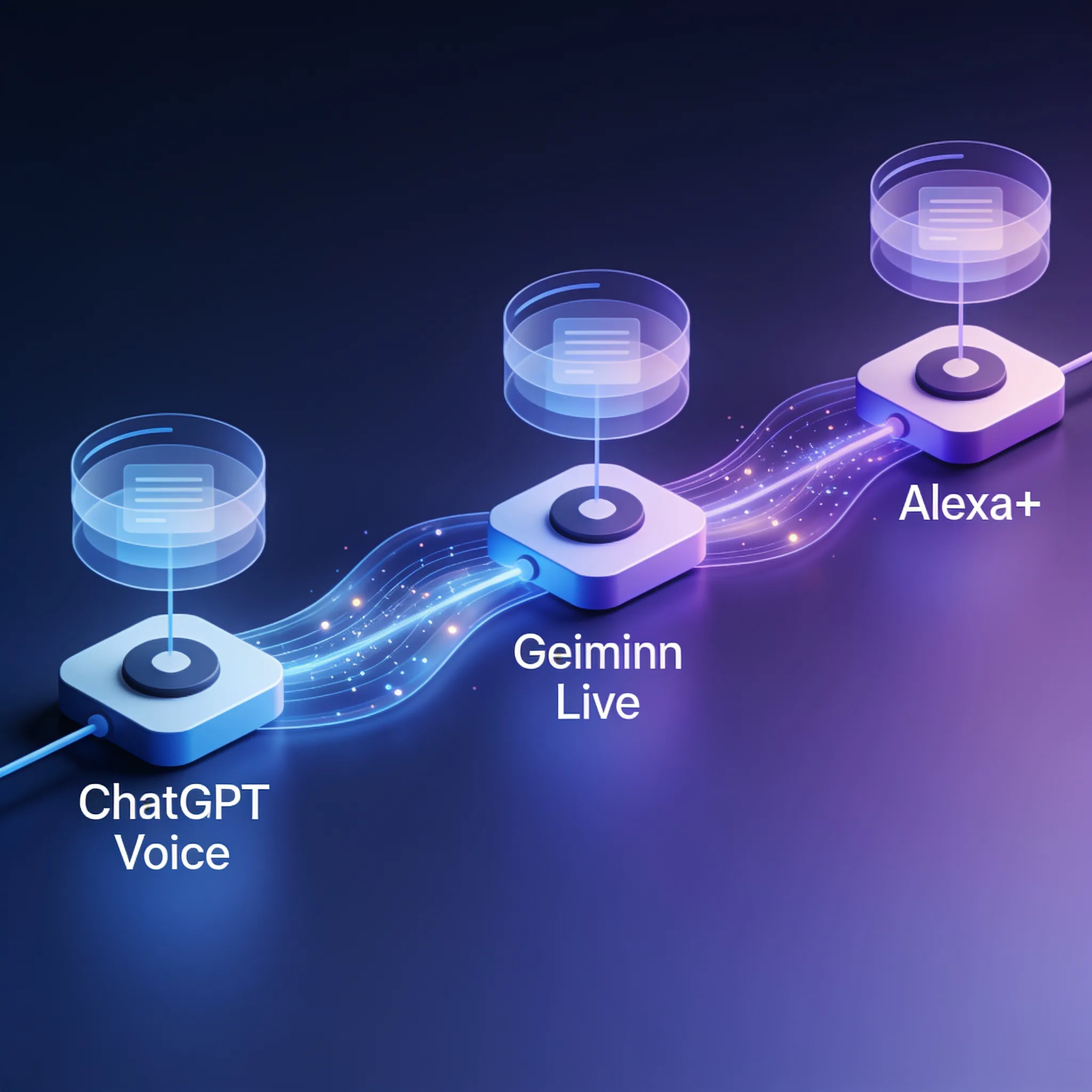Illustration for the section "How Do ChatGPT Voice, Gemini Live, and Alexa+ Retrieve and Cite Answers"