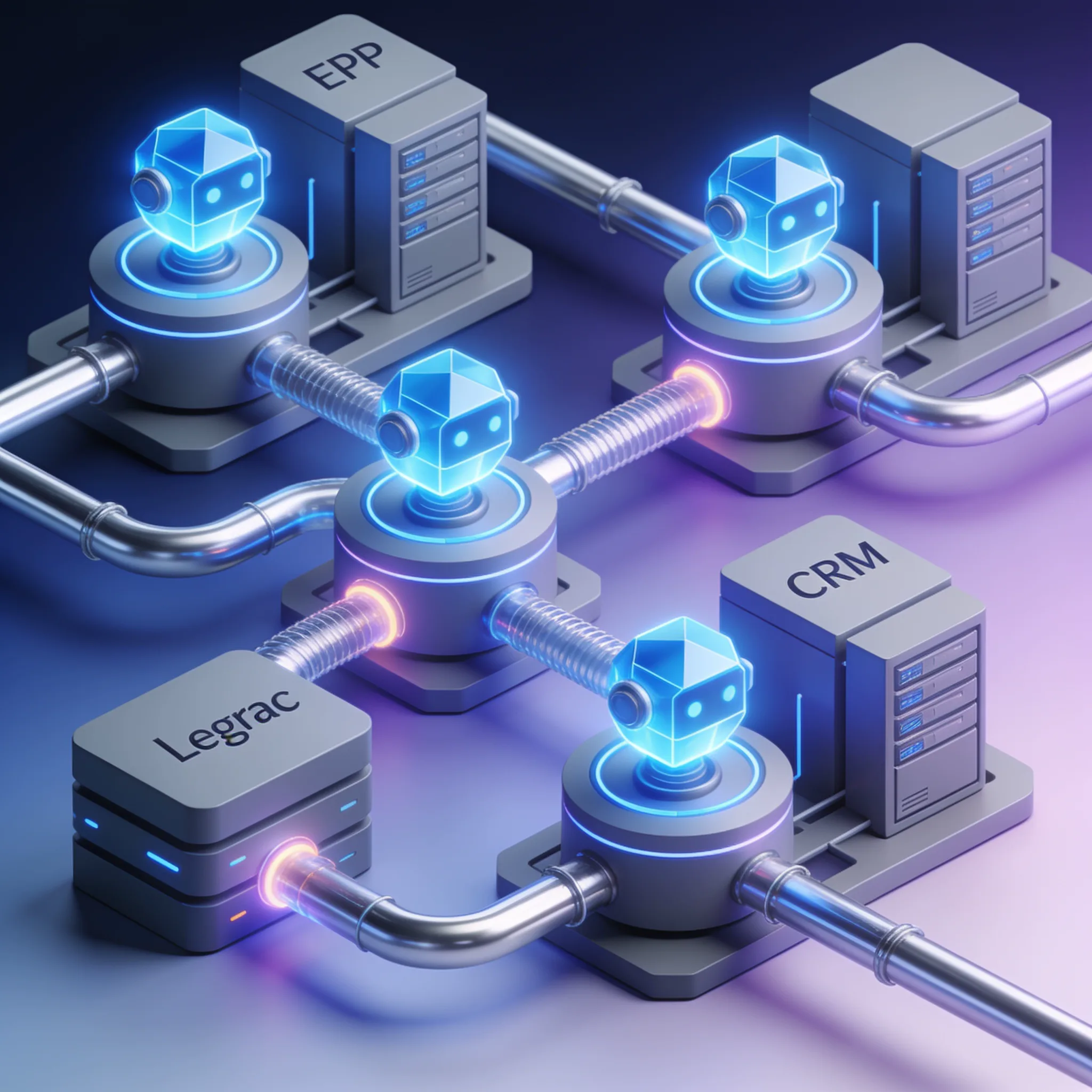 Step 3: Integrate AI Agents with Legacy ERP and CRM Systems concept for AI Agents for Business Process Automation: Scaling Operator Efficiency