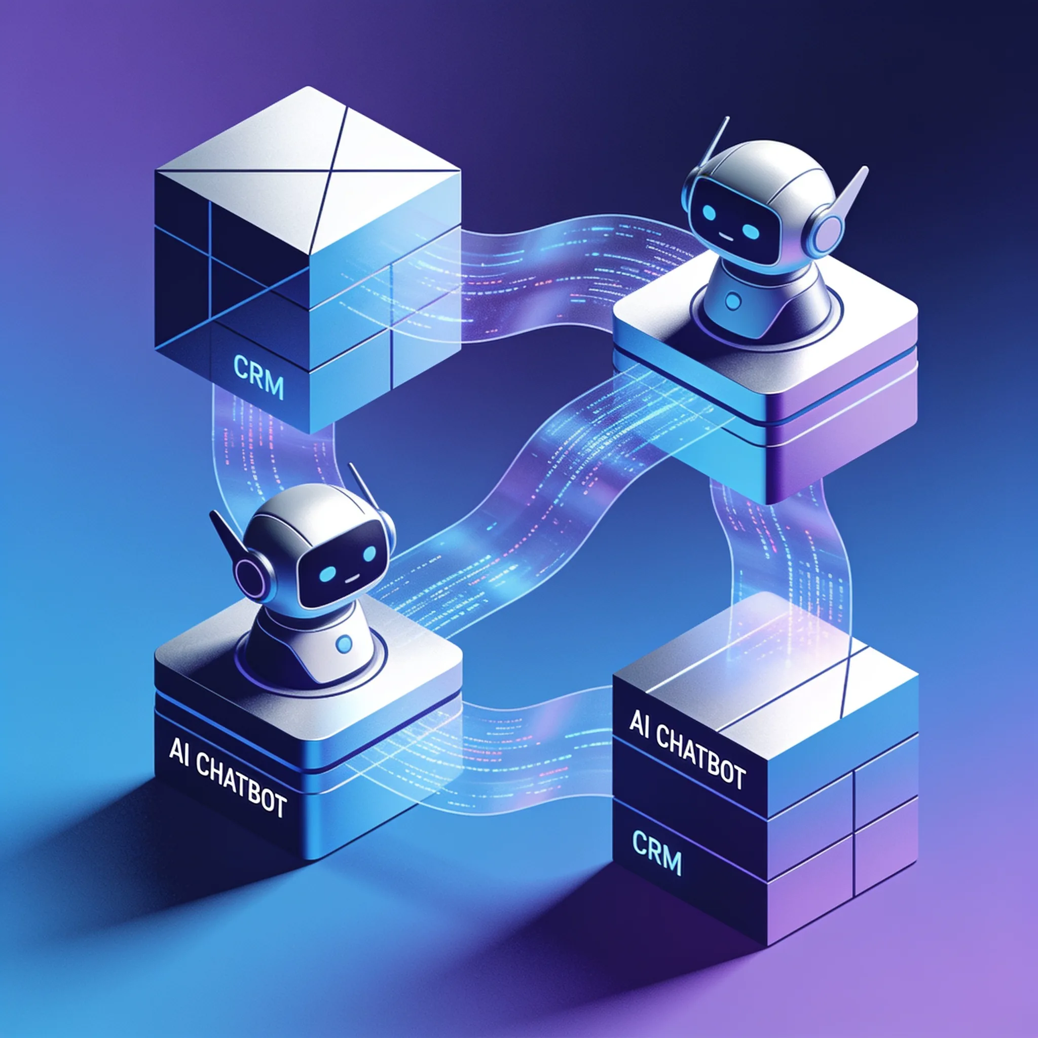 Illustration for the section "Architect Your AI Chatbot and CRM Integration"