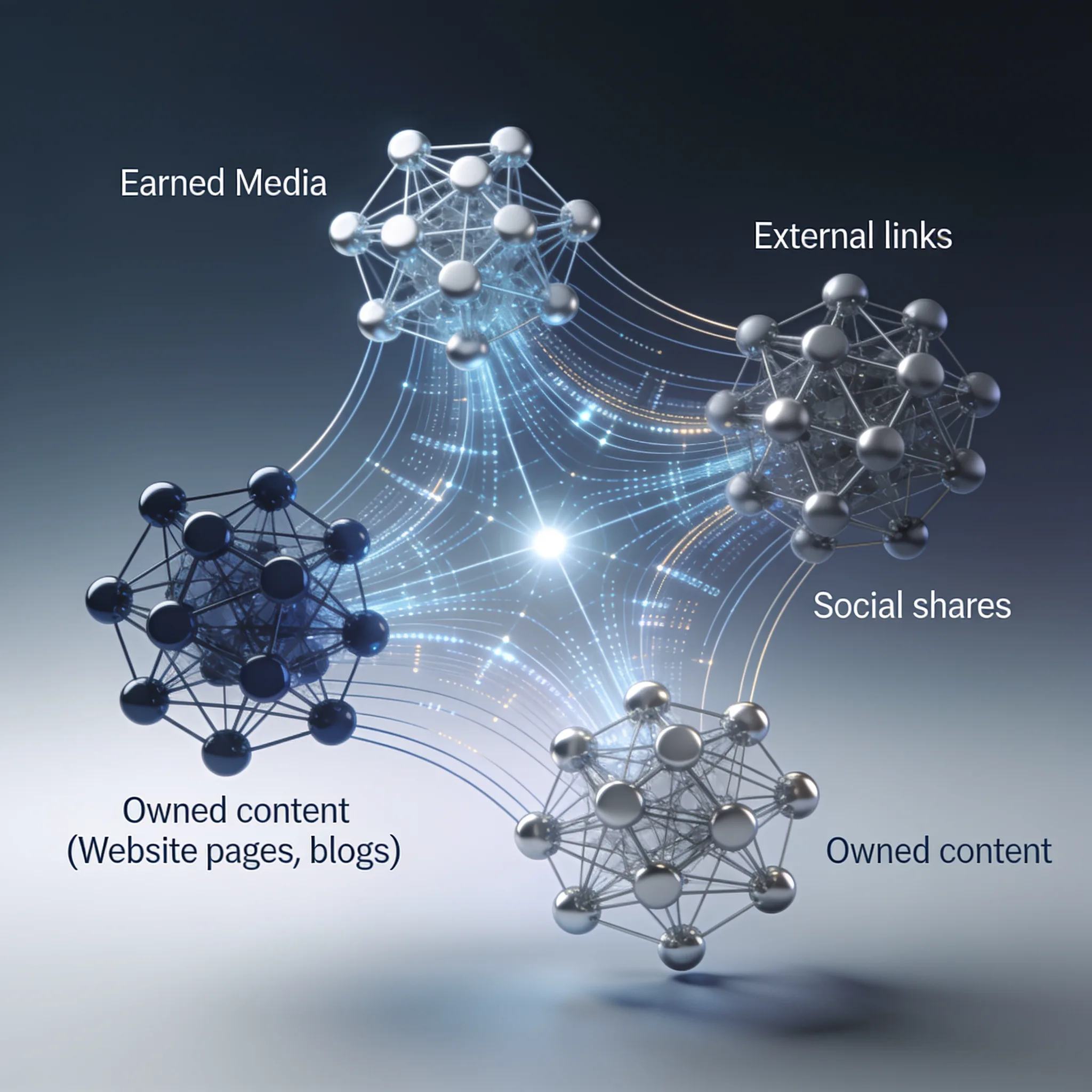 Illustration for the section "Unanswered SERP Questions: Should You Prioritize Earned Media or Owned Content"
