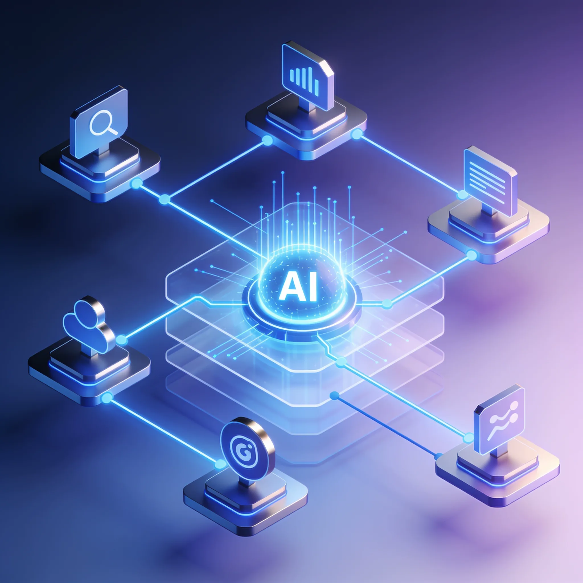 Illustration for the section "Define Your Platform-Specific AI Search Visibility Marketing Strategies"