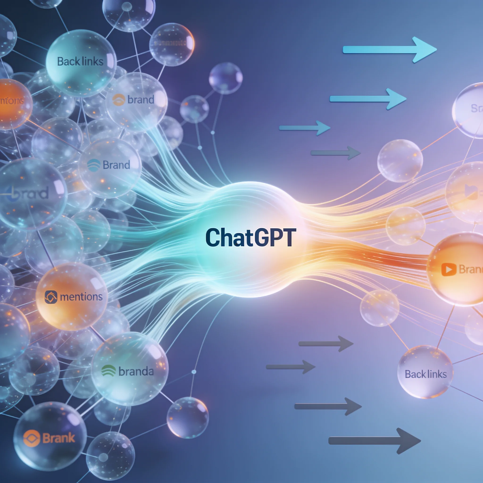 Illustration for the section "Contrarian View: Stop Chasing Backlinks, Branded Mentions Are the True Authority Signal"