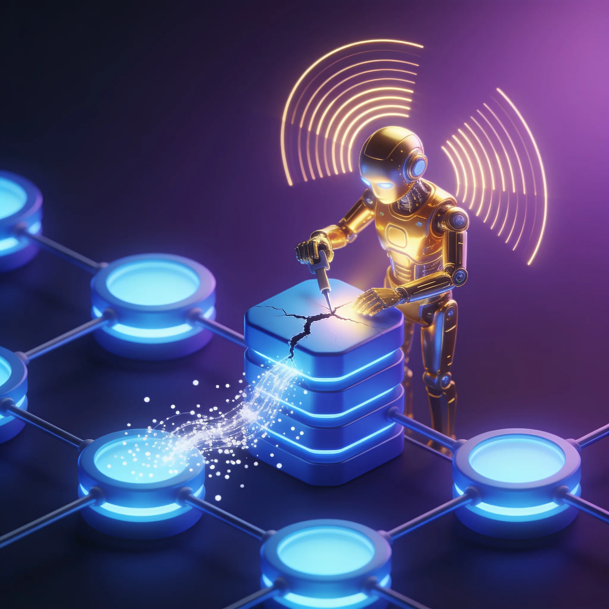 Illustration for the section "How Does Agentic AI Power Self-Healing in Stack Automation"